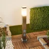 Vejlampe 400166, stål med 2 stikkontakter