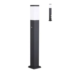 Vejlampe 400166142, V2A, sensor, antracit, 2 udtag