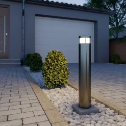 Vejlampe Caramia, stål, saltvandsresistent