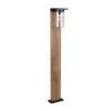 Vejlampen ARDILA, trælook, højde 100 cm, metal/glas IP44