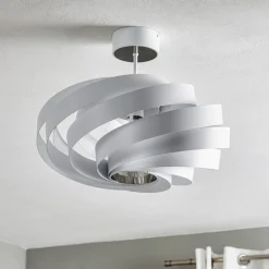 Vento loftlampe, hvid, metal, Ø 50 cm