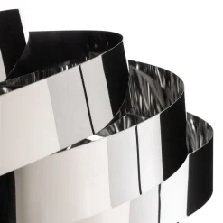 Vento loftlampe, krom nikkelfarvet, Ø 60 cm, metal