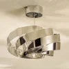 Vento loftslampe, krom nikkelfarvet, Ø 40 cm, metal