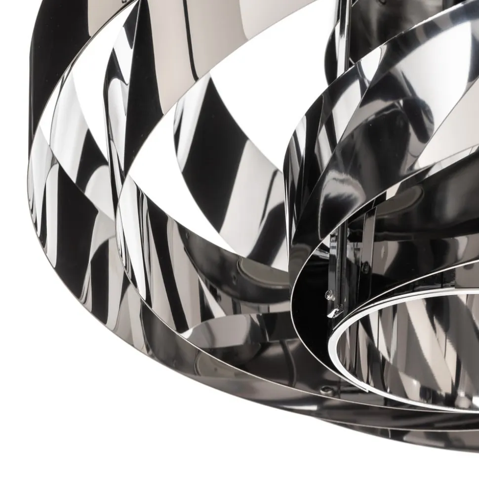 Vento loftslampe, krom nikkelfarvet, Ø 40 cm, metal