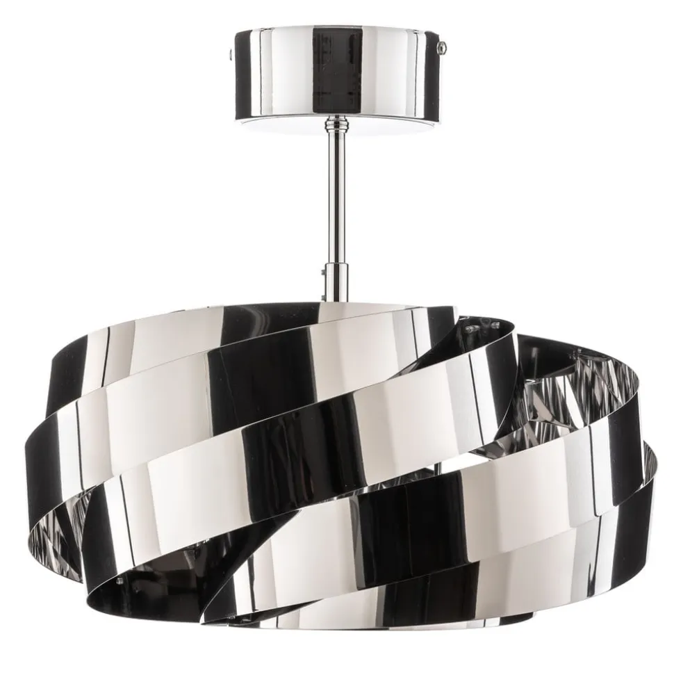 Vento loftslampe, krom nikkelfarvet, Ø 40 cm, metal