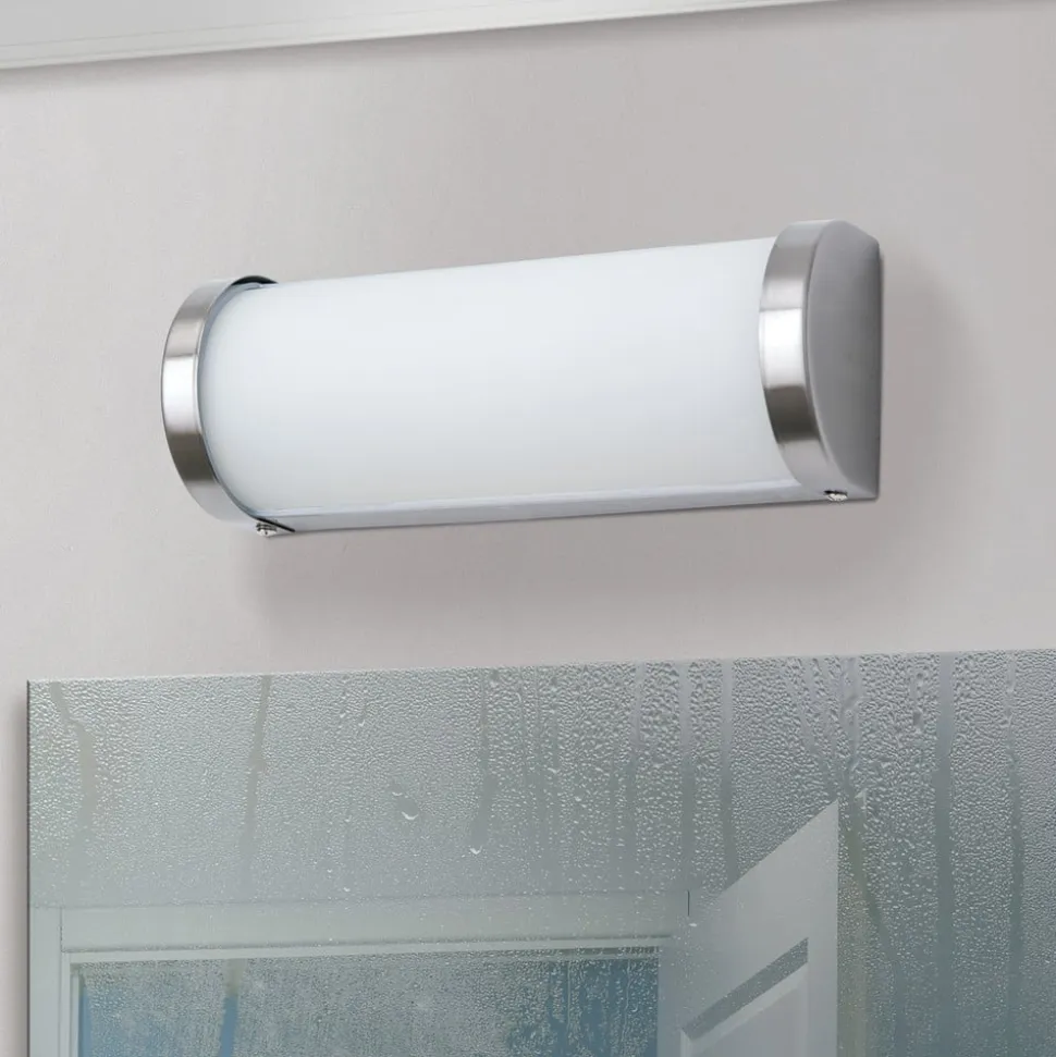 VETI væglampe til badeværelset 25,5 cm i nikkel