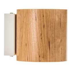 Væglampe Ara som cylinder i træ