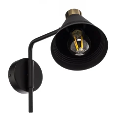 Væglampe Avalone udhæng 34 cm sort/messing
