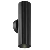 Væglampe Calipso, sort, højde 20 cm metal 2xGU10 op/ned