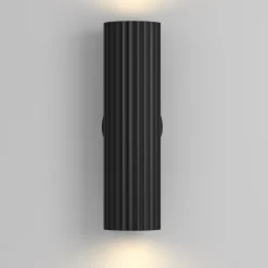 Væglampe Calipso, sort, højde 20 cm metal 2xGU10 op/ned