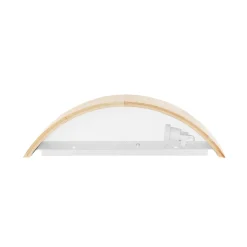 Væglampe Cleo D1DR410, fyrretræ, 41 cm lang, E27