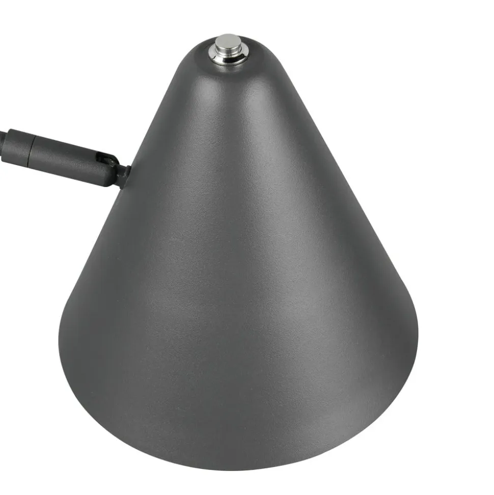 Væglampe Cosima, antracit, udhæng 54 cm, metal