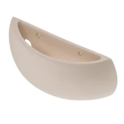 Væglampe Curve op/ned i hvid keramik