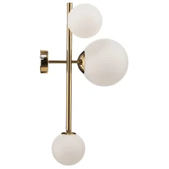 Væglampe Dione, 3 lyskilder, guld