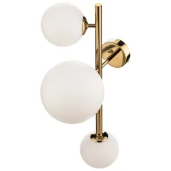Væglampe Dione, 3 lyskilder, guld