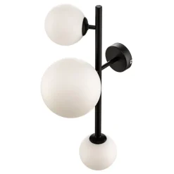 Væglampe Dione, 3 lyskilder, sort