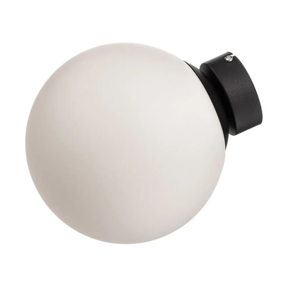 Væglampe Dione, vægbeslag sort