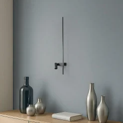 Væglampe EASY RIGHT, sort Bredde 80 cm Metal GU10 + LED