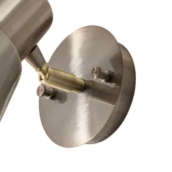 Væglampe Kem, messing, metal, højde 22 cm, E27
