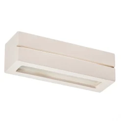 Væglampe Keramik Top, hvid, 32 x 9 cm