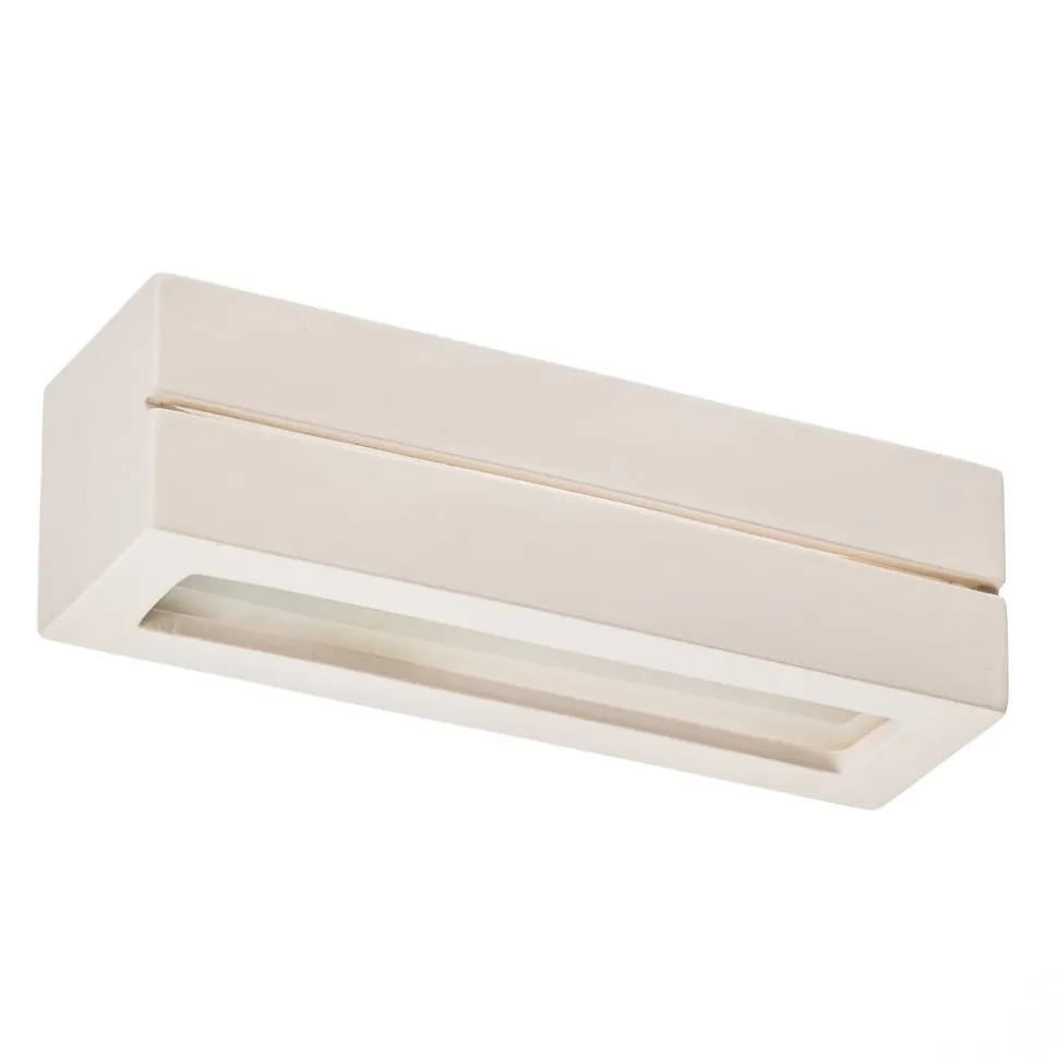 Væglampe Keramik Top, hvid, 32 x 9 cm