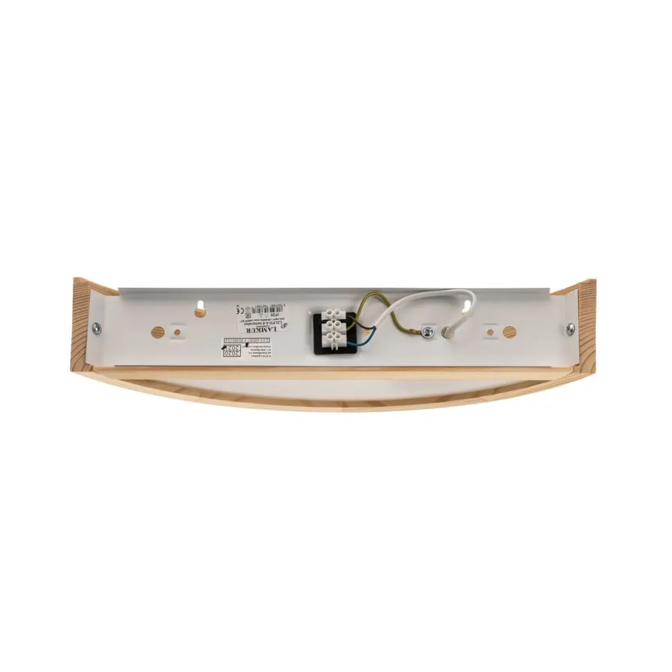 Væglampe Kerio, bredde 40,5 cm, fyr natur