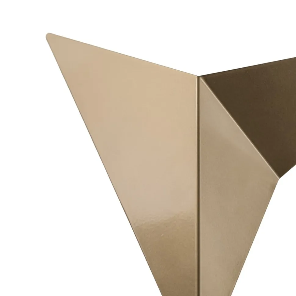 Væglampe Kus, guld, metal, højde 34 cm, G9