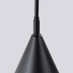 Væglampe LYS, sort, Ø 14 cm, metal, stik, E14