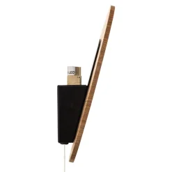 Væglampe Minimal i egetræ