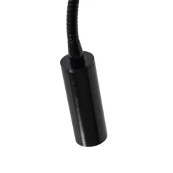 Væglampe Ojos, sort, læselampe, justerbar, 33 cm, G9