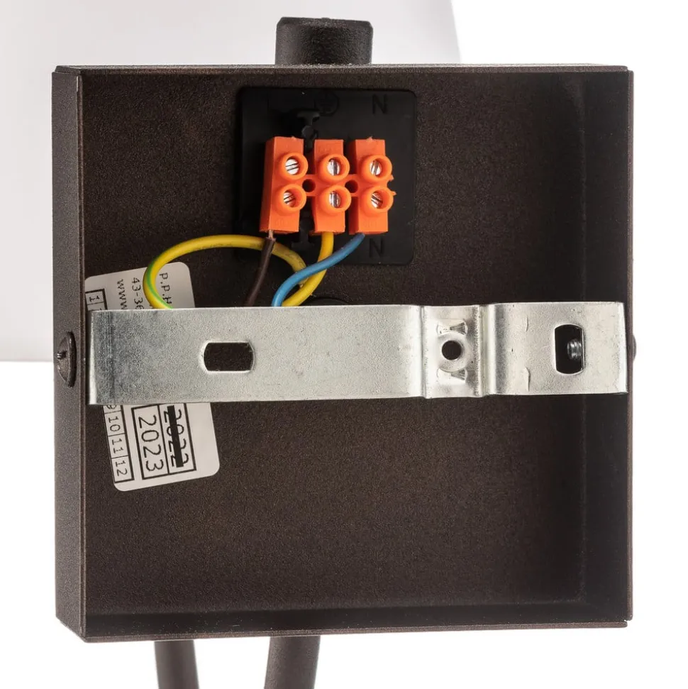Væglampe Paro med tekstilskærm