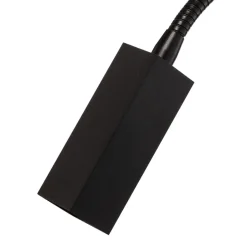 Væglampe Raisio, fleksibel arm, sort