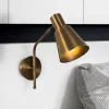 Væglampe Sivani MR-663, antik guld, metal, Ø 15 cm