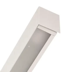 Væglampe Straight M, 92 cm, hvid