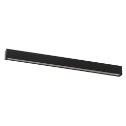 Væglampe Straight M, 92 cm, sort