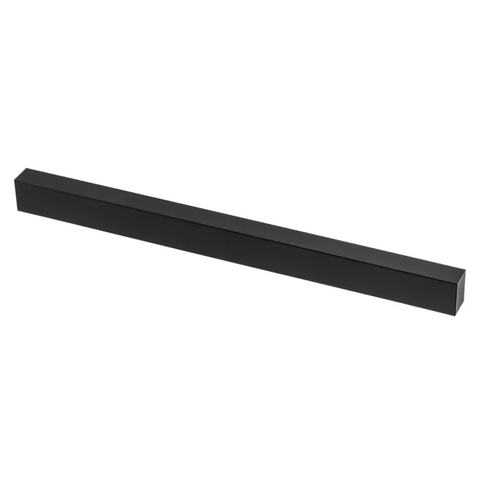 Væglampe Straight M, 92 cm, sort