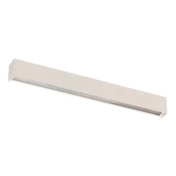 Væglampe Straight S, 62 cm, hvid
