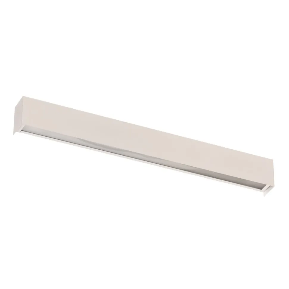 Væglampe Straight S, 62 cm, hvid