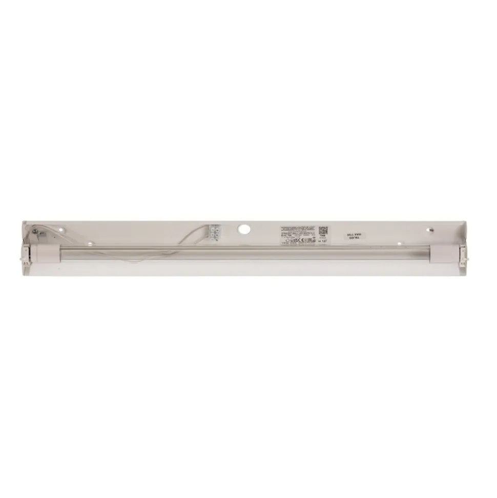 Væglampe Straight S, 62 cm, hvid