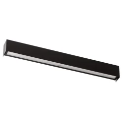 Væglampe Straight S, 62 cm, sort