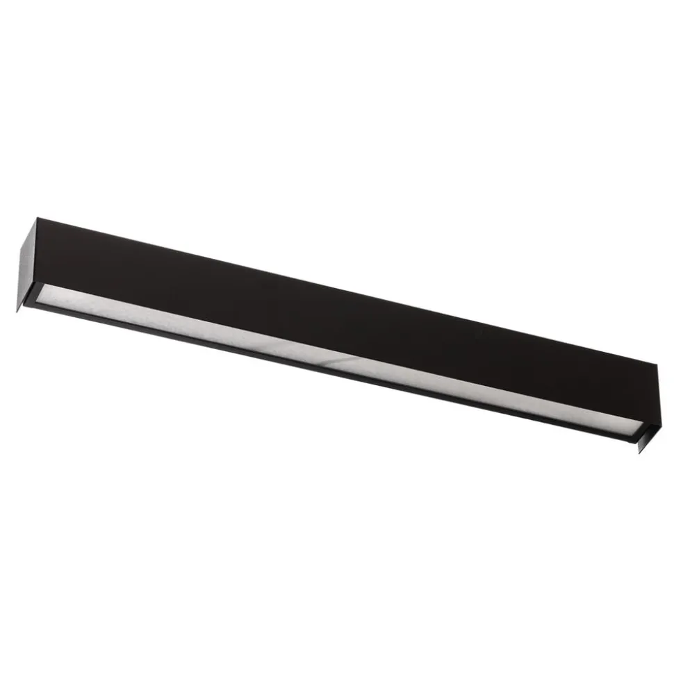 Væglampe Straight S, 62 cm, sort