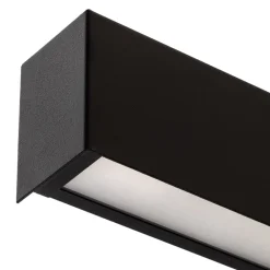 Væglampe Straight S, 62 cm, sort