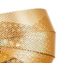 Væglampe Vento, sort/guld, metal, 27 cm, E14