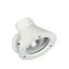 Vægspot 643 W, hvid, IP54, E27, aluminium, drejelig