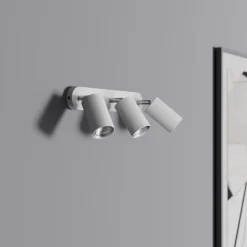 Vægspot Eye Spot med 3 lyskilder, hvid