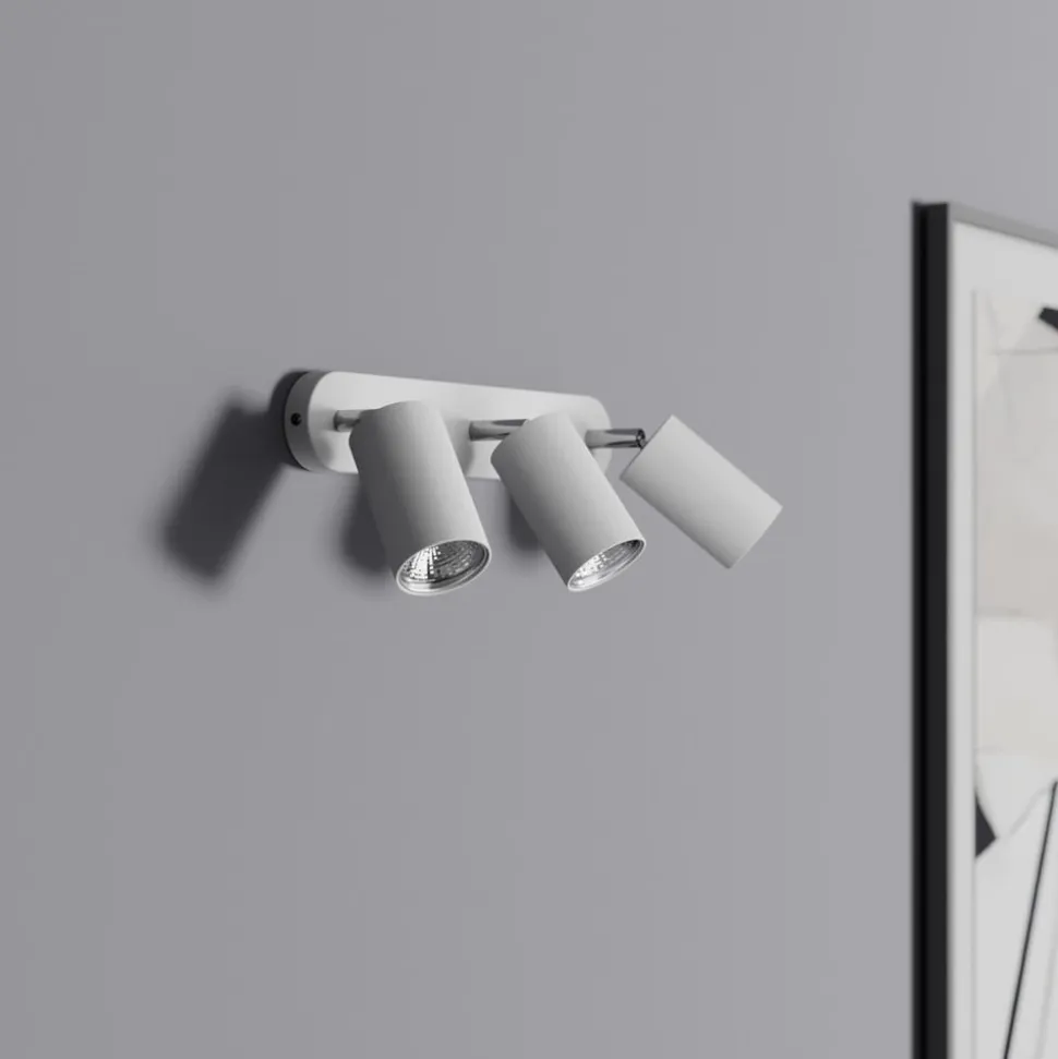 Vægspot Eye Spot med 3 lyskilder, hvid