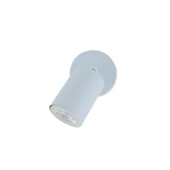Vægspot Livia, blå, 13 cm, metal, justerbar, GU10