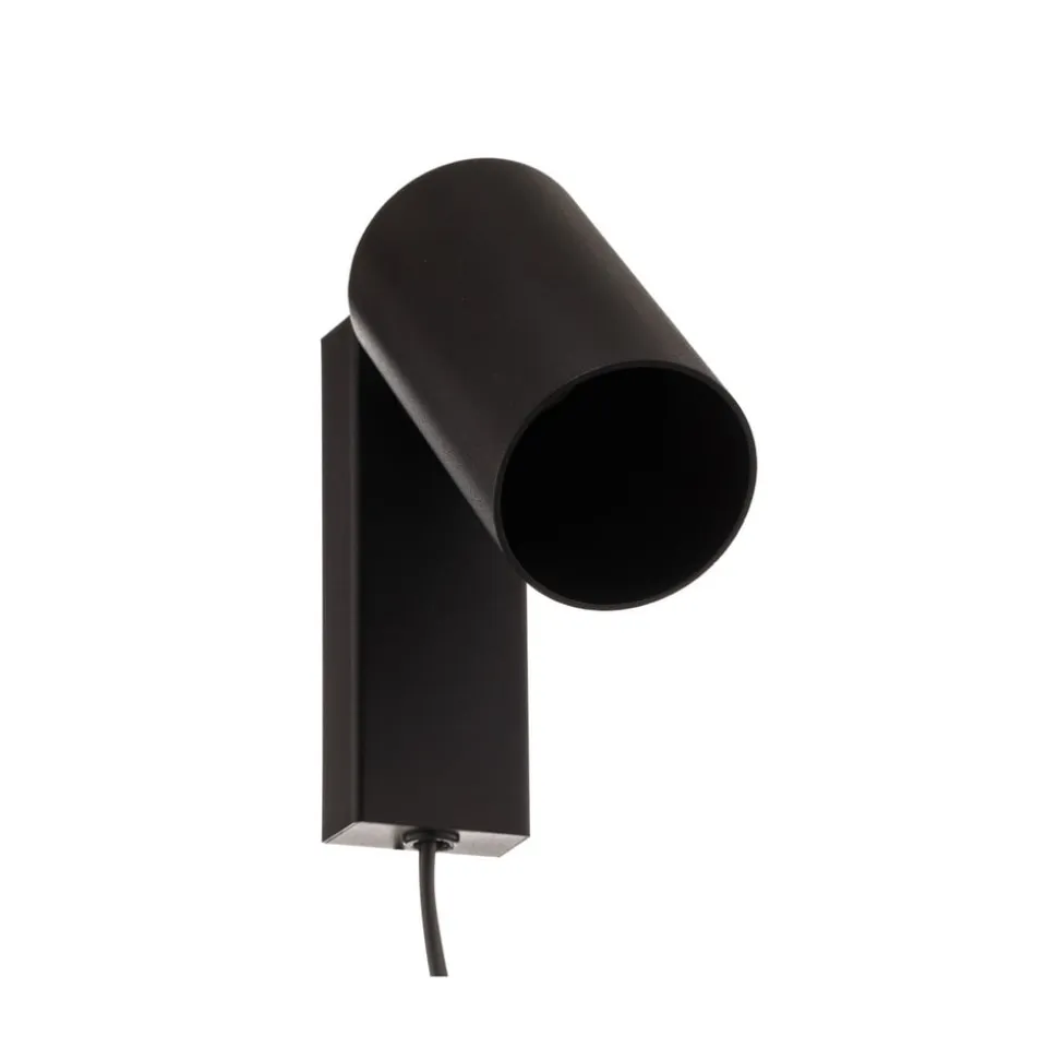 Vægspot Mono I med stik sort