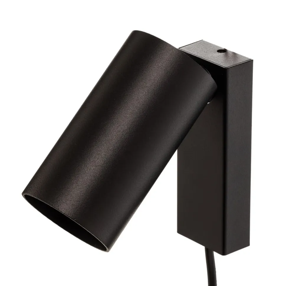 Vægspot Mono I med stik sort
