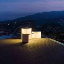 Vibia Empty 4125 udendørslampe, beton, 45 cm